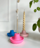 Sombrero Candle Holder - Mono / Neon Pink - Razzo Studio